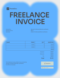 Freelance Invoice Template