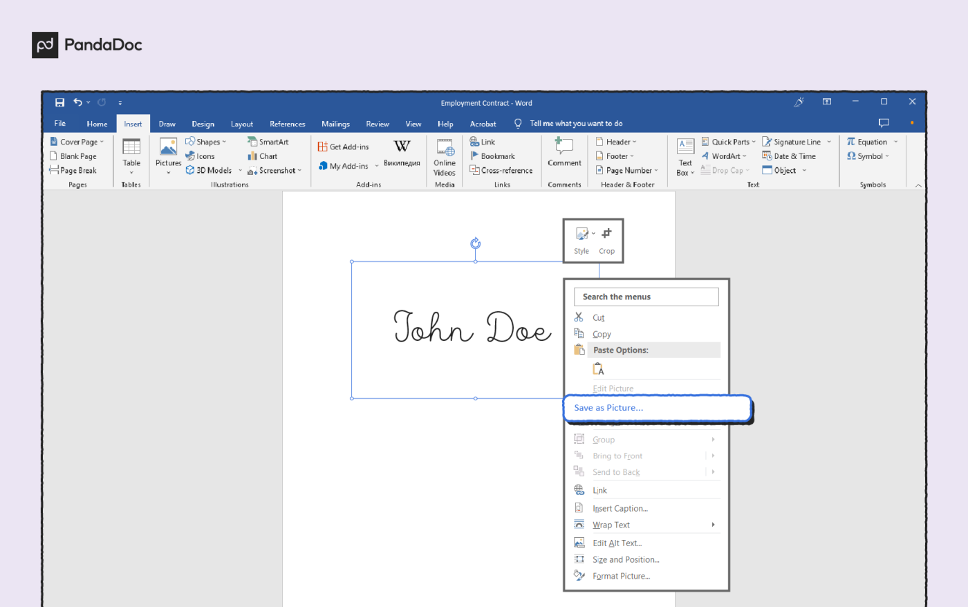 How To Make A Signature Line In Word Document Printable Online