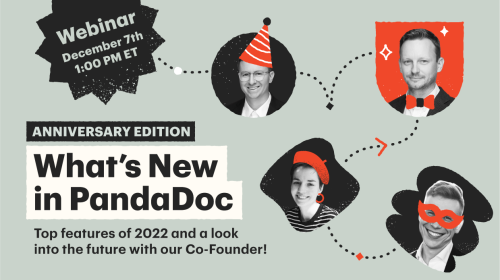 2022 What's New in PandaDoc: Top features of 2022 and a look into the future with our Co-Founder