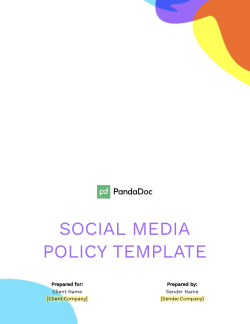 Social media policy