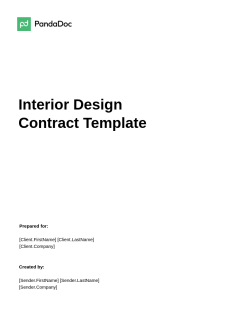Interior Design Contract Template