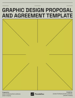 Graphic Design Proposal and Agreement Template