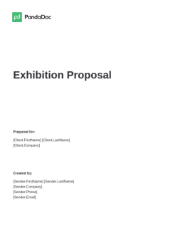 Exhibition Proposal