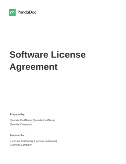 Software License Agreement