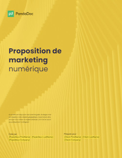 Proposition de marketing digital