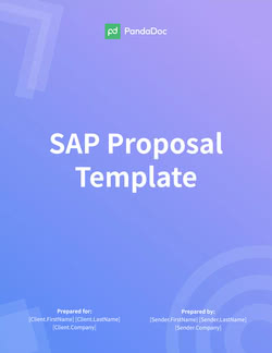 SAP Proposal Template