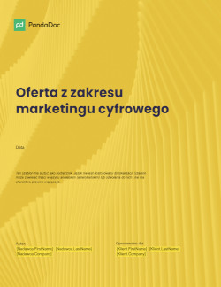 Oferta marketingu cyfrowego