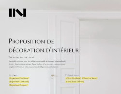 Proposition de décoration d’intérieur