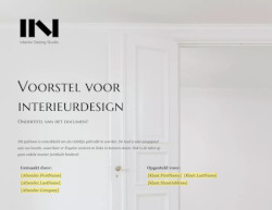 Voorstel voor interieurdesign