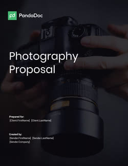 Photography Proposal Template