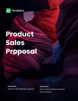 Product Sales Proposal Template