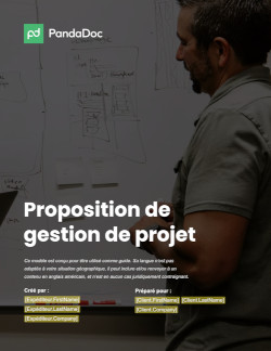 Proposition de gestion de projet