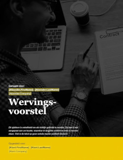 Wervingsvoorstel