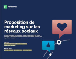 Proposition de marketing sur les réseaux sociaux