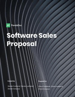 Software Sales Proposal Template