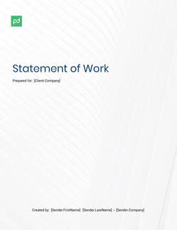 Statement of Work Template