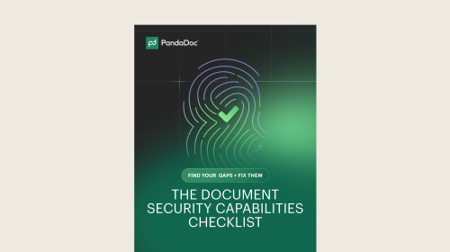  Document security checklist