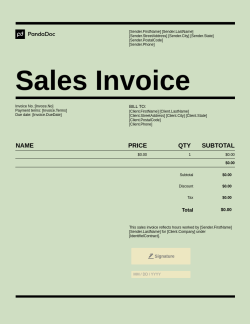 invoice template pdf