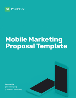 Mobile Marketing Proposal Template