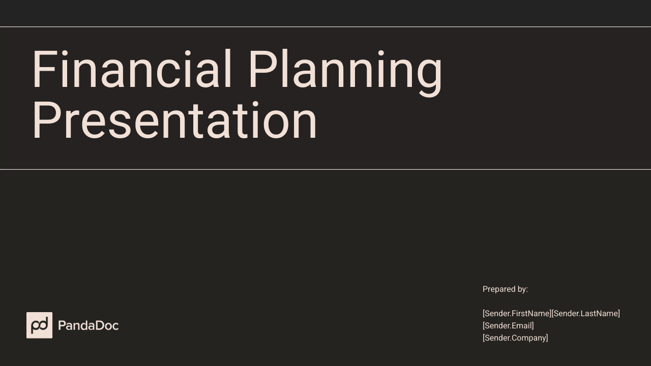 Financial Planning Presentation