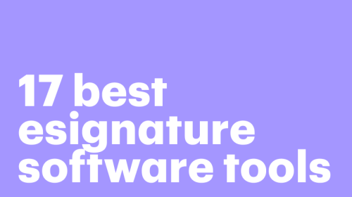 17 Best Esignature Software Tools