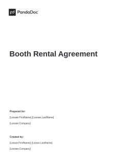 Booth Rental Agreement