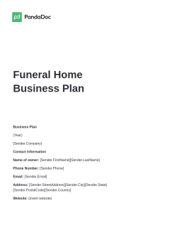 Funeral Home Business Plan