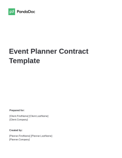 Event Planner Contract Template