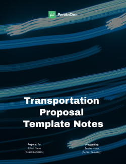 Transportation Proposal Template