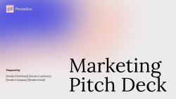 Marketing Pitch Deck