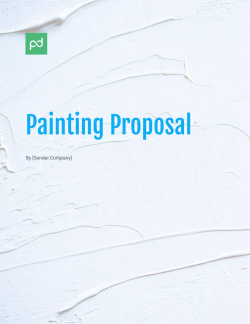 Painting Proposal Template