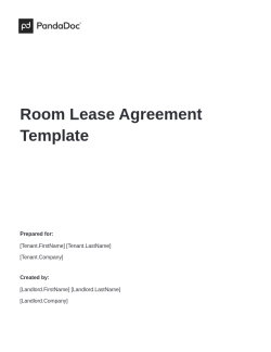 Room Rental Agreement Michigan