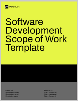 Software Development Scope of Work Template