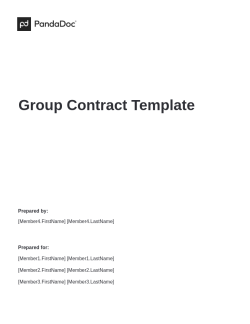Group Contract Template
