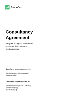 Consultancy Agreement Template UK