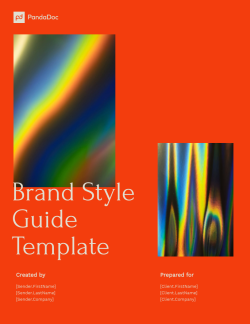 Brand Style Guide Template