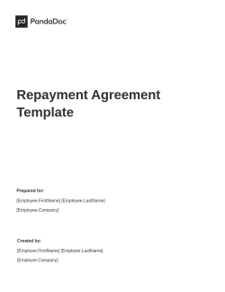 Repayment Agreement Template