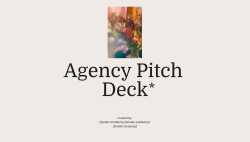 Agency Pitch Deck
