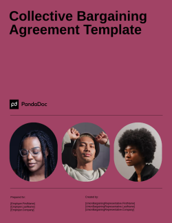 Collective Bargaining Agreement Template