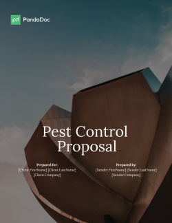 Pest Control Proposal Template