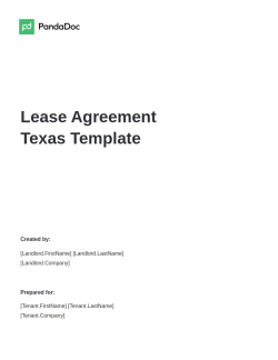 Apartment Lease Agreement Texas