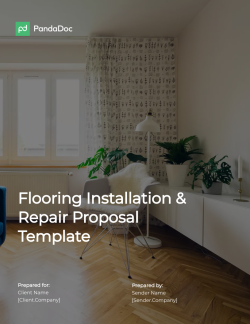 Flooring Installation and Repair Proposal Template