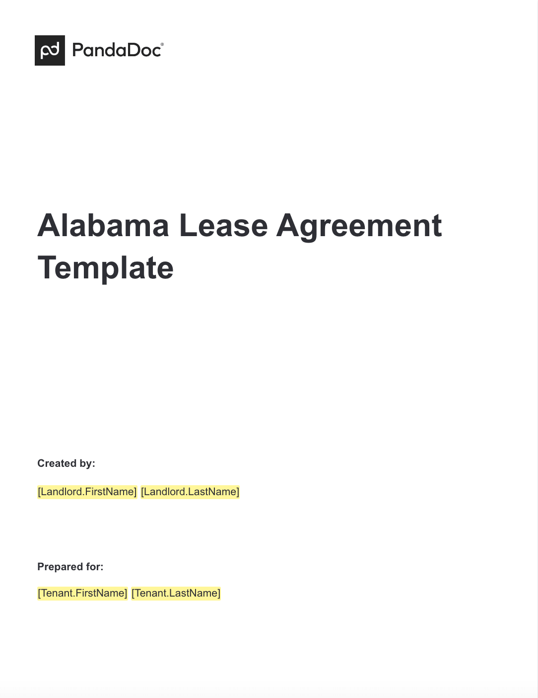 Alabama Lease Agreements