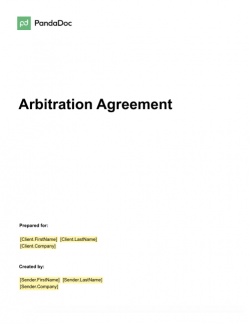 Arbitration Agreement