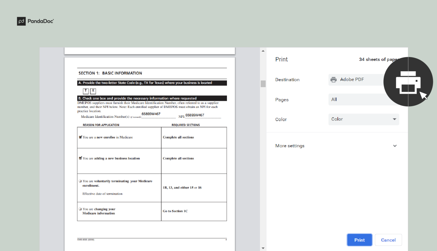 Fill out PDF forms on Windows