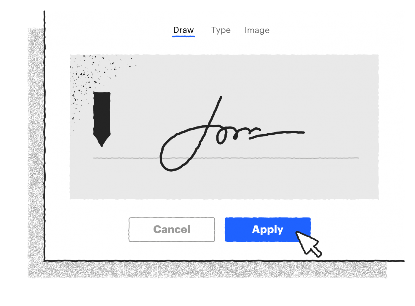How to sign an electronic form with an electronic signature 