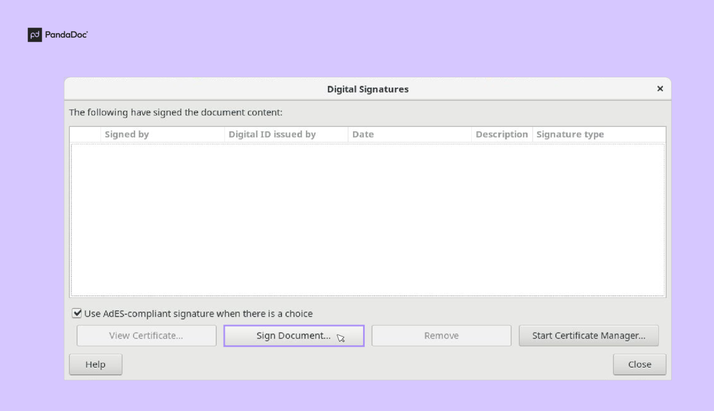 How to Create a Digital Signature in OpenOffice