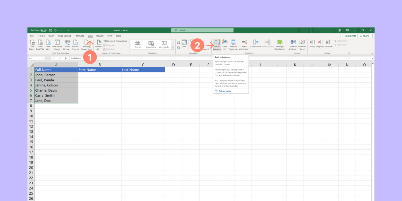 Converting a Word table to Excel