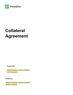 Collateral Agreement Template