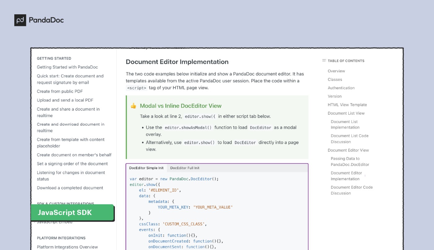 Document Editor Implementation